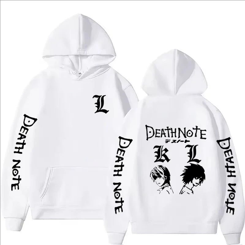 Unisex- Anime Death Note Printed Hoodie Autumn Winter